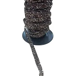 Silikonlu Yapıştırma Taş Şerit 2 cm Siyah 10 Metre