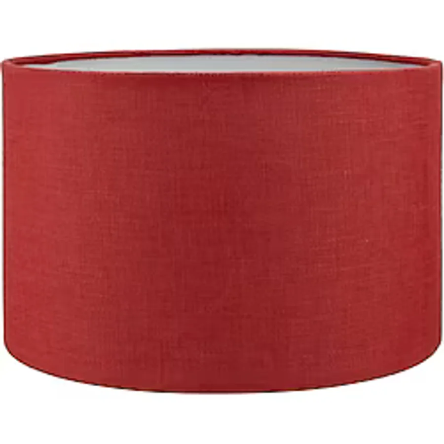 Silindir Bordo Başlık Abajur Şapkası Kumaş Çap 30 Cm A855 Bordo