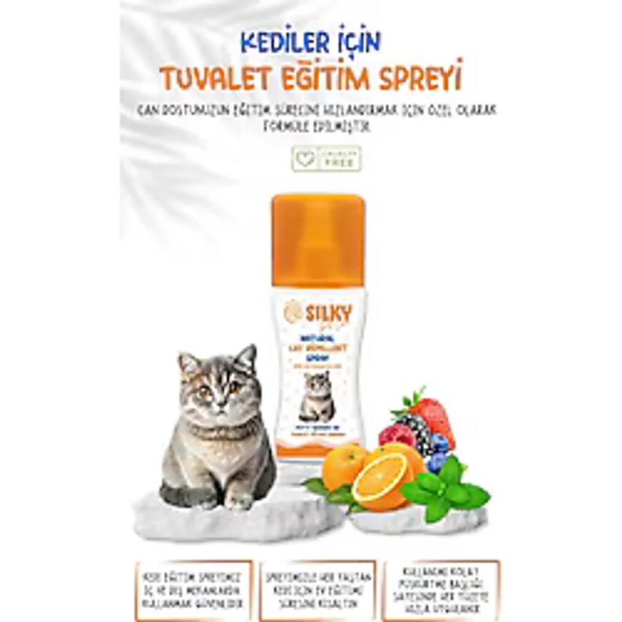 Sılky - Kedi Tuvalet Eğitim Spreyi ( 100ML )