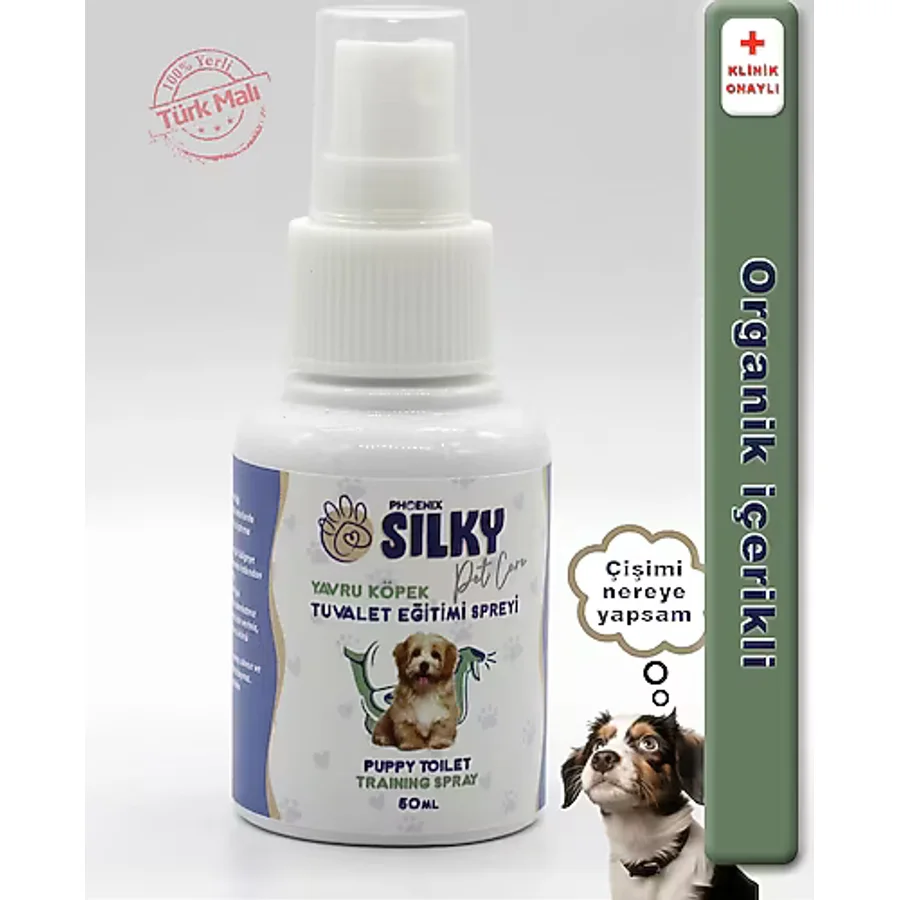 SILKY / Köpekler için Tuvalet / Çiş Eğitim Spreyi ( 50ml )