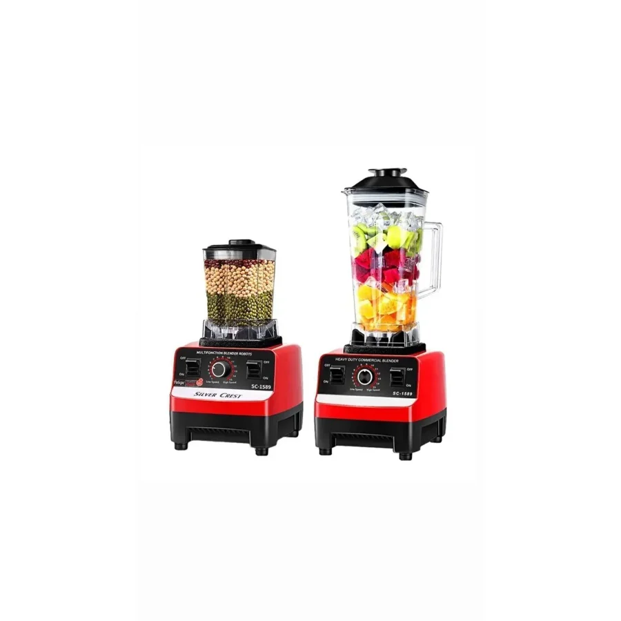 Silver Crest Profesyonel 7000 Watt 2.5+1 L Meyve Sebze Cafe Bar Blender Seti