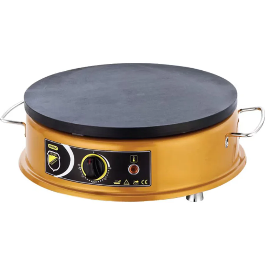 Silver CRP-01 40 cm Gold Inox Sanayi Tipi Elektrikli Krep Makinesi