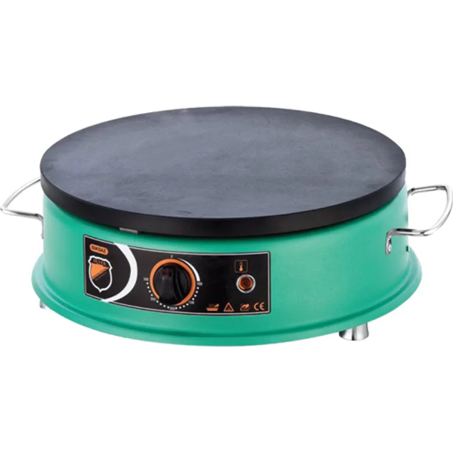 Silver CRP-02 40 cm Yeşil Inox Sanayi Tipi Krep Makinesi