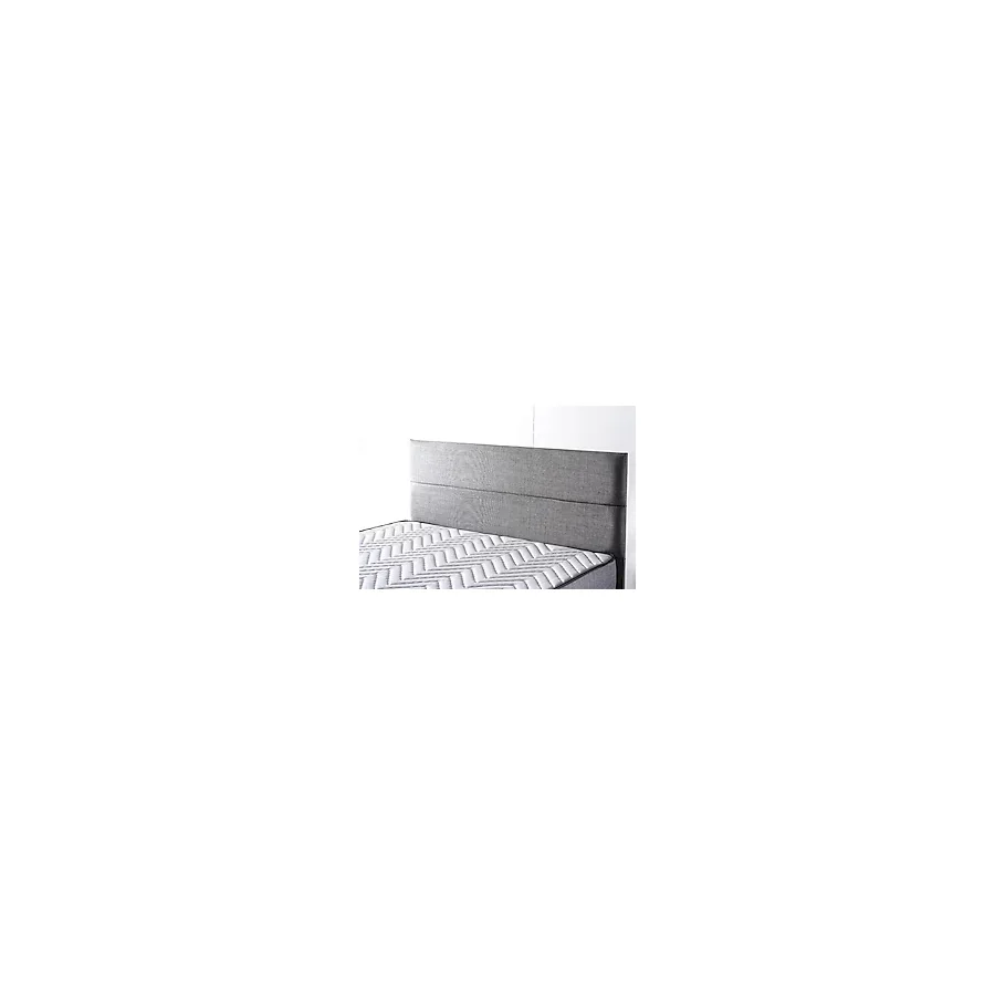 Silver Tek Kişilik Yatak Başlığı - 120 cm Gri Keten Kumaş Başlık