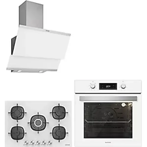 Silverline 3'lü Ankastre Set (bo6504w01-3420 W Cla-cs5622w01) Beyaz