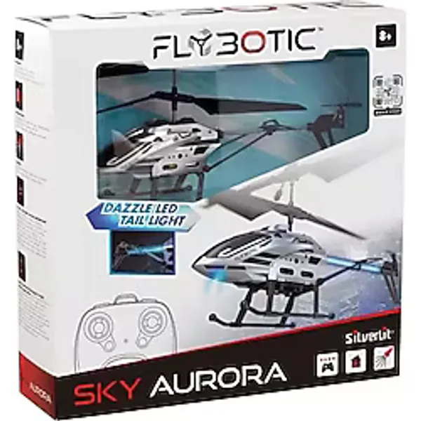 Silverlit Flybotic Sky Aurora LED Işıklı Şarjlı Uzaktan Kumandalı Helikopter 84568
