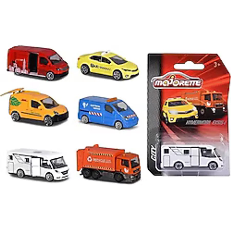 Simba Oyuncak Majorette Cıty Assortment Şehir Araçları 212057500 (Karışık Model 1 Set)