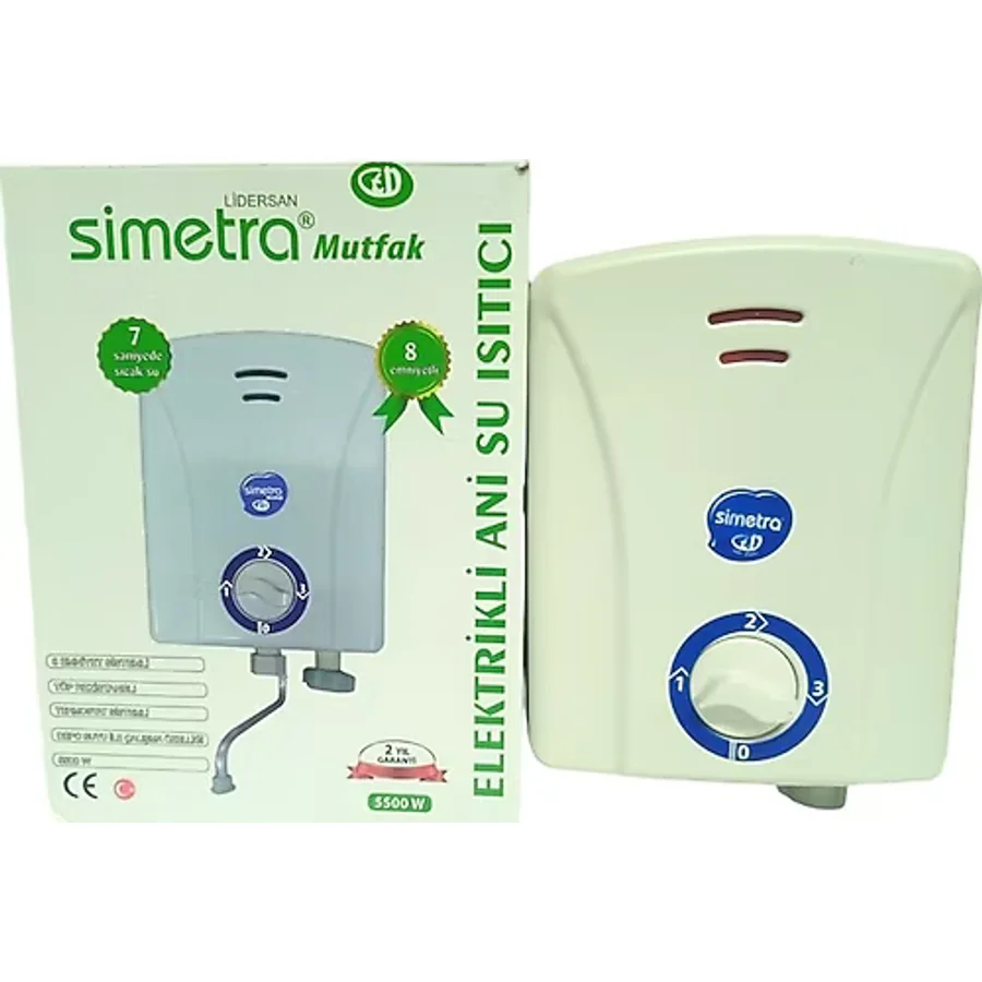 Simetra Mutfak Tipi Ani Su Isıtıcı 5500W
