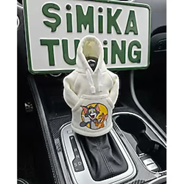 şimika tuning tuningmarketim TOM VE JERRY BASKILI OTOMOBİL VİTES POLARI - HOODİE VİTES TOPUZ KIYAFETİ - POLAR VİTES