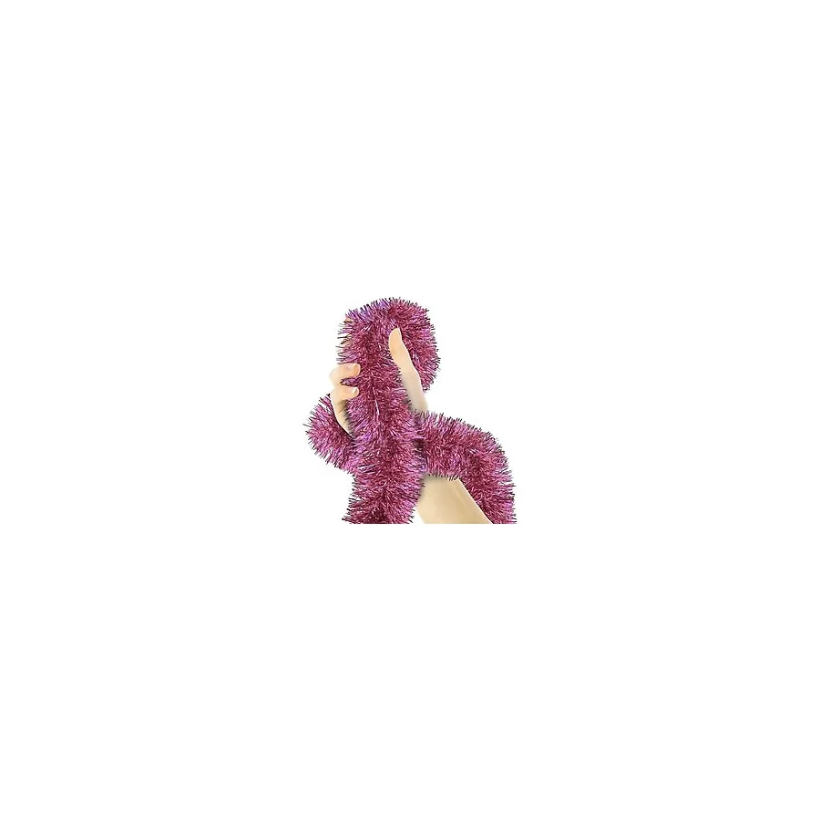 Simli Parti Süsü 2 Metre Pembe