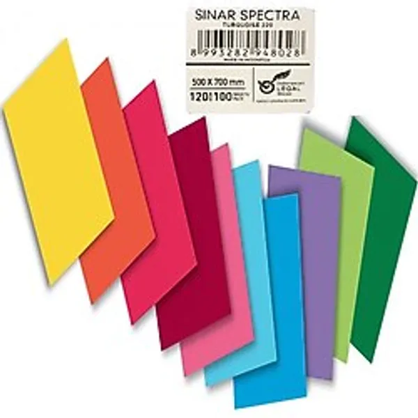 Sınar Fon Kartonu (100 LÜ) 50x70 120 GR Turkuaz 220