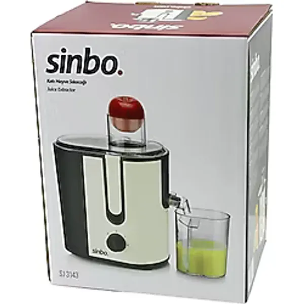 Sinbo Katı Meyve Sıkacağı - Bej Renk - Elektrikli - 450 Ml Meyve Suyu Hazneli