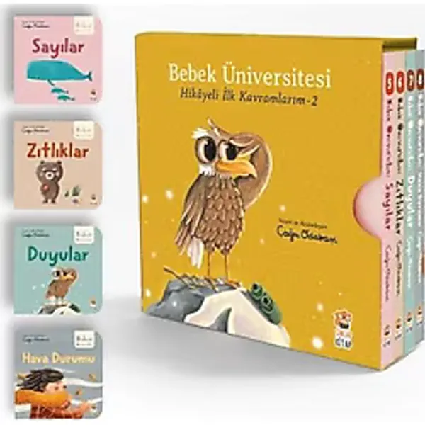 Sincap Kitap Bebek Üniversitesi Set 2 (4 Kitap) Çağrı Odabaşı Masal & Öykü Kitapları Normal Boy Türkçe
