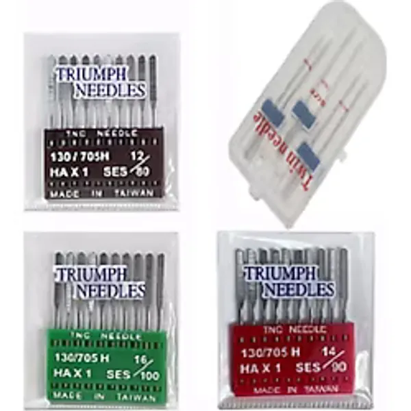SİNGER Dikiş Makine Iğnesi (12-14-16 Numara 30 Adet) Normal Iğne Ve 2mm-3mm-4mm Çift Iğne 3 Adet Gelecektir