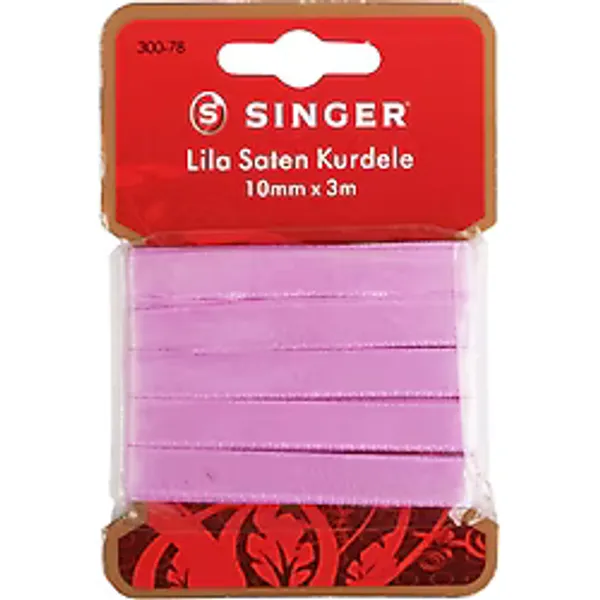 Singer Lila Saten Kurdele 10mm x 3m 300-78