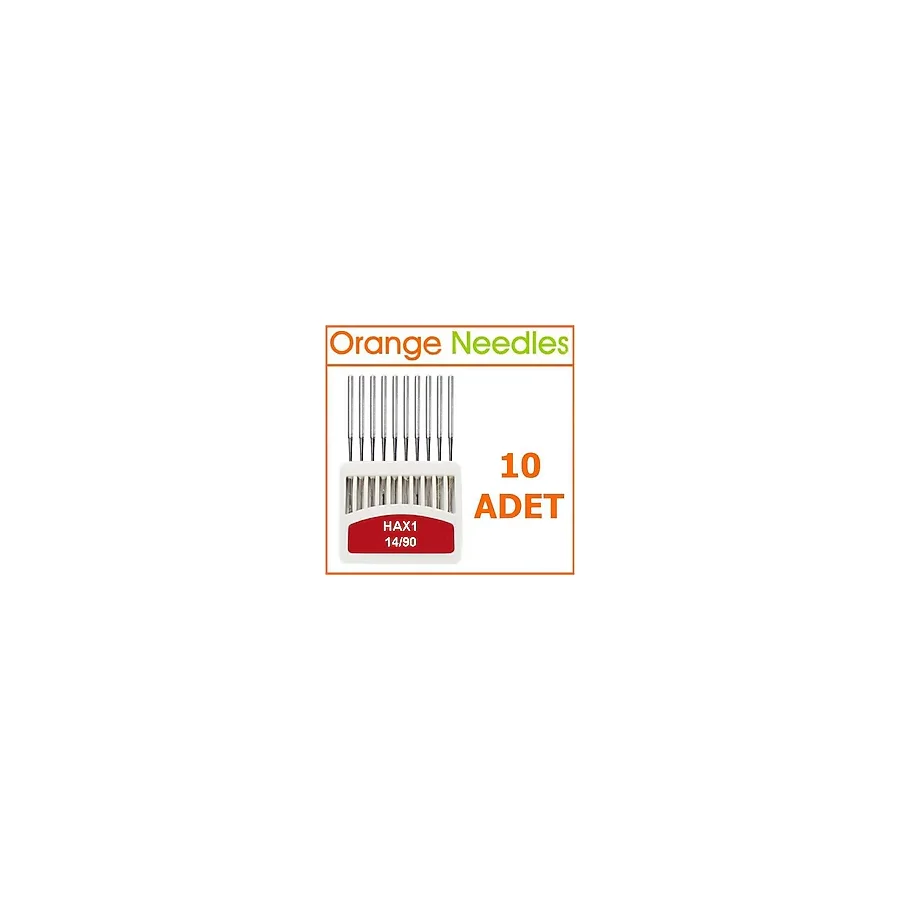 singer pfaff Orange Aile Ev Tipi Dikiş Makinesi Yüksek Kalite Orange Dikiş Makine Iğnesi (14/90 Numara 10 Adet)