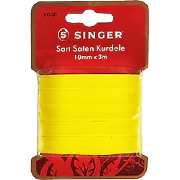 Singer Sarı Saten Kurdele 10mm x 3m 300-80