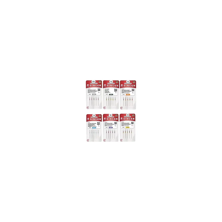 Singer Dikiş Makine İğnesi 6lı Set (Tüm Numaralar)