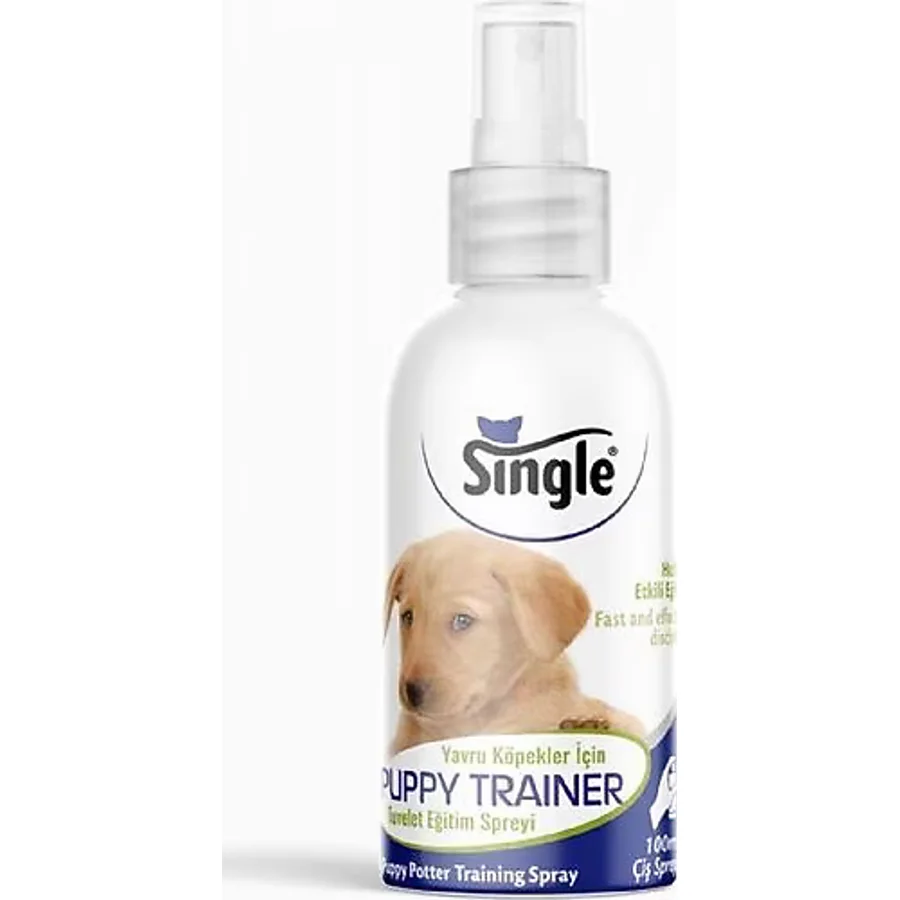 Single Puppy Trainer 100 ml Yavru Köpek Tuvalet Eğitim Spreyi