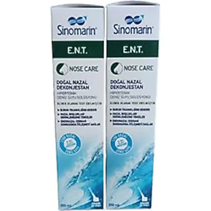 Sinomarin E.N.T. Deniz Suyu 200 ml 2 Adet Burun Spreyi