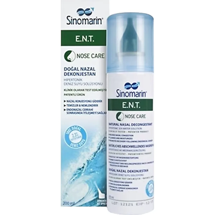 Sinomarin E.N.T. Deniz Suyu 200 ml Burun Spreyi