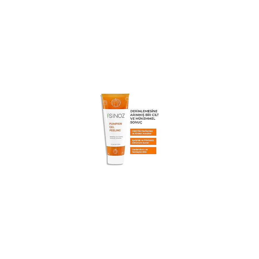 Sinoz Pumpkin Balkabağı Özlü Jel Peeling 100 ml