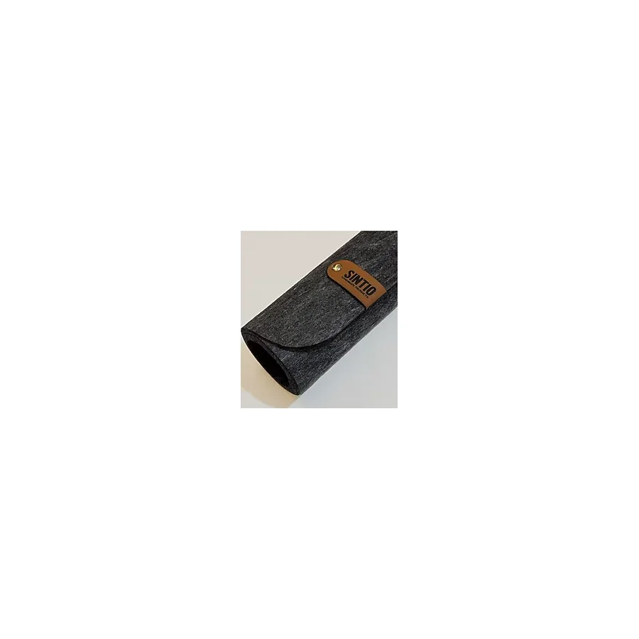 SINTIO KEÇE MOUSEPAD KAYDIRMAZ TABAN İLAVELİ, Oyuncu Gamer Mouse Pad, Büyük Boy Large Ofis Tipi Mouse Ped, Fare Altlığı, Düz Masa Koruyucu Klavye Altı Mousepad (Antrasit, 40x90)