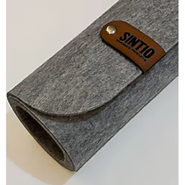 SINTIO KEÇE MOUSEPAD KAYDIRMAZ TABAN İLAVELİ, Oyuncu Gamer Mouse Pad, Büyük Boy Large Ofis Tipi Mouse Ped, Fare Altlığı, Düz Masa Koruyucu Klavye Altı Mousepad (Açıkgri, 40x90)