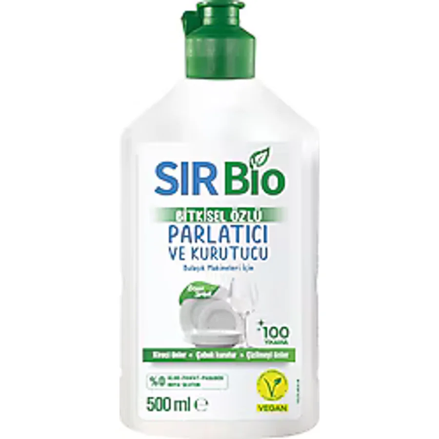 Sır Bio Bitkisel Özlü Bulaşık Makinesi Parlatıcı ve Kurutucu 500 ml