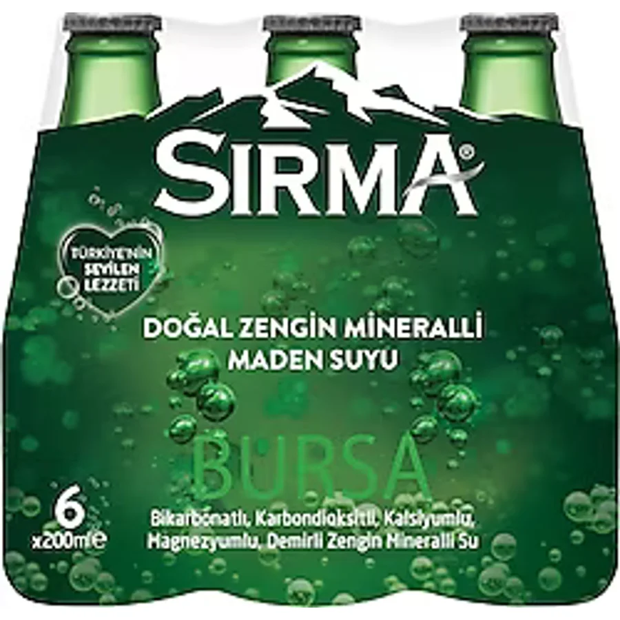 Sırma 200 ml 6'lı Maden Suyu