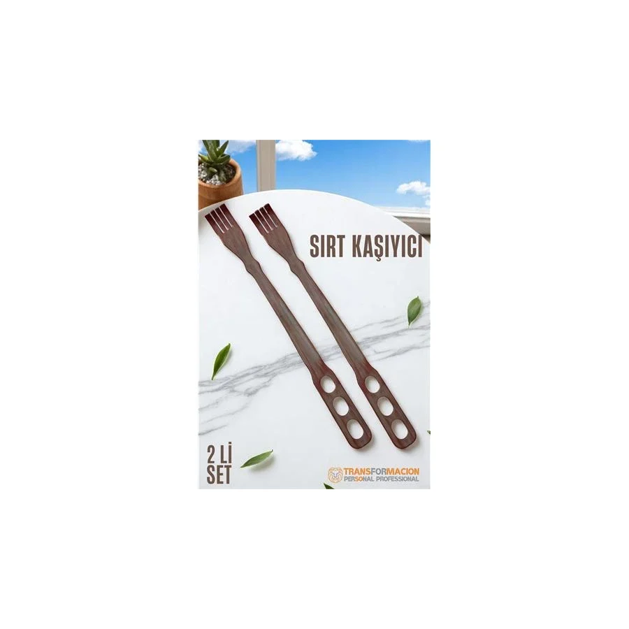 Sırt Kaşıma Aparatı - Plastik Sırt Kaşıyıcı 2 Li Set