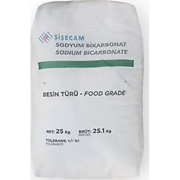 Şişecam Karbonat (Sodyum Bikarbonat) 25 KG - Gıda Kalitesinde Besin Sodası