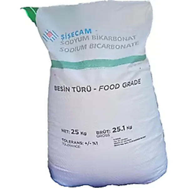 Şişecam Saf Karbonat İçilebilir Sodyum Bikarbonat Besin Türü Toz Soda 25 kg