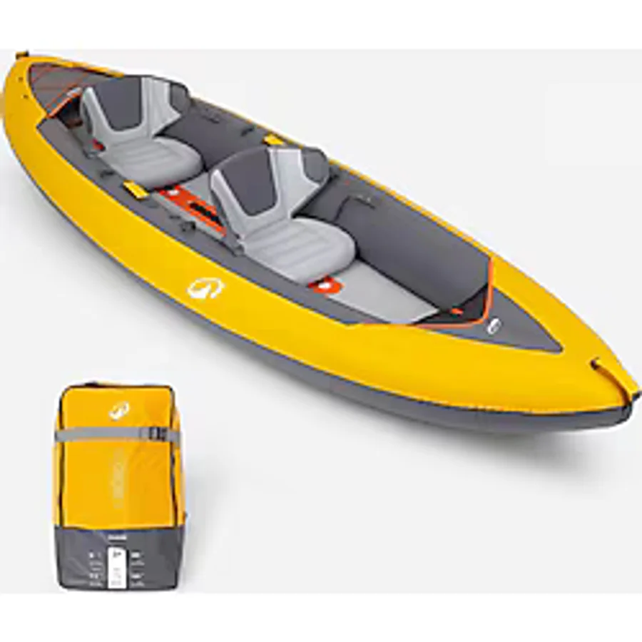 Şişme Kano - 2 Kişilik - Sarı - 100+ Decathlon