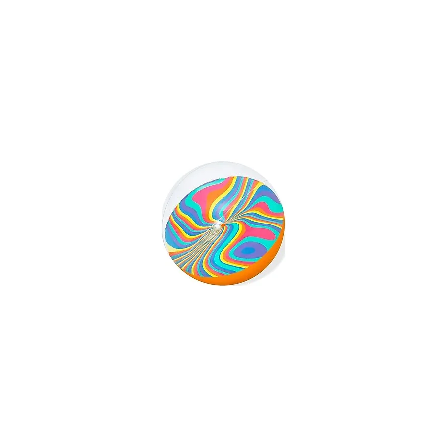 Şişme Plaj Topu, Tie-Dye Tasarım Çocuklar ve Yetişkinler İçin Su Topu, 46 cm