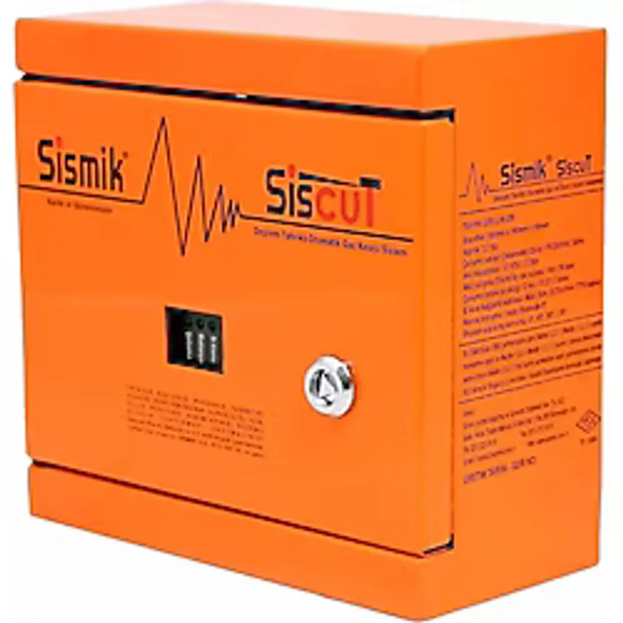 SİSMİK Elektronik Deprem Cihazı Sensörü Siscut Dört Çıkışlı