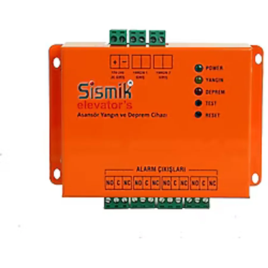 Sismik Elevator's Asansör Deprem Uyarı ve Yangın Alarm Cihazı - DEPREM SENSÖRÜ