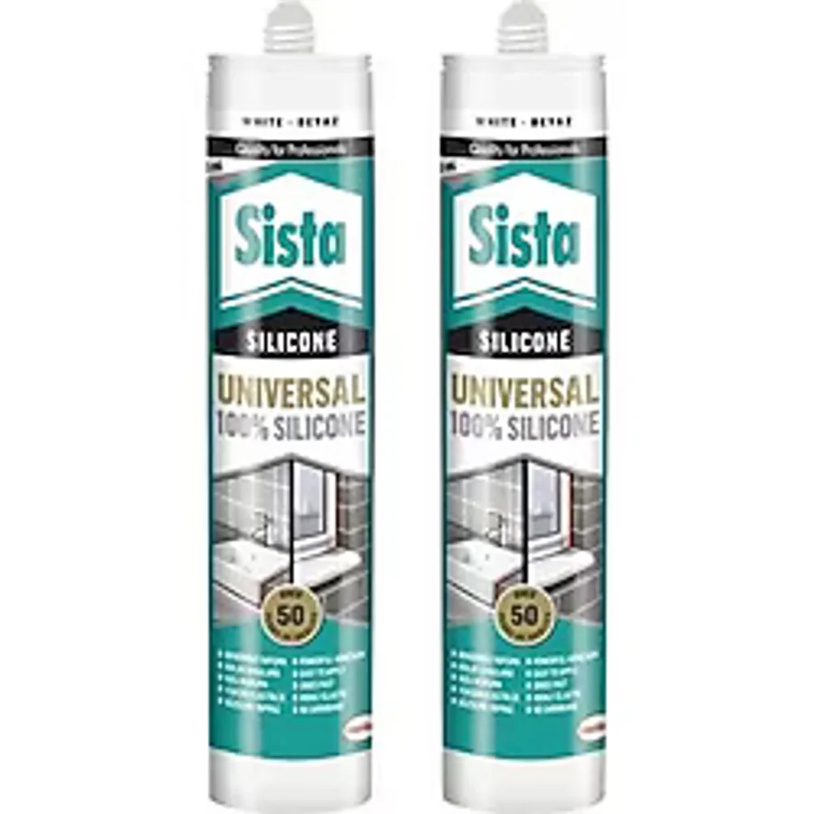 Sista Üniversal Silikon Beyaz 280ML 2 Adet