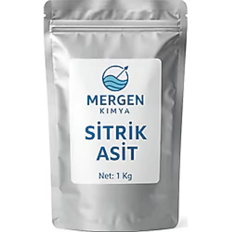 Sitrik Asit Limon Tuzu - Doğal ve Katkısız - Ev Temizliği, Turşu ve Gıda Kullanımına Uygun - 1 kg