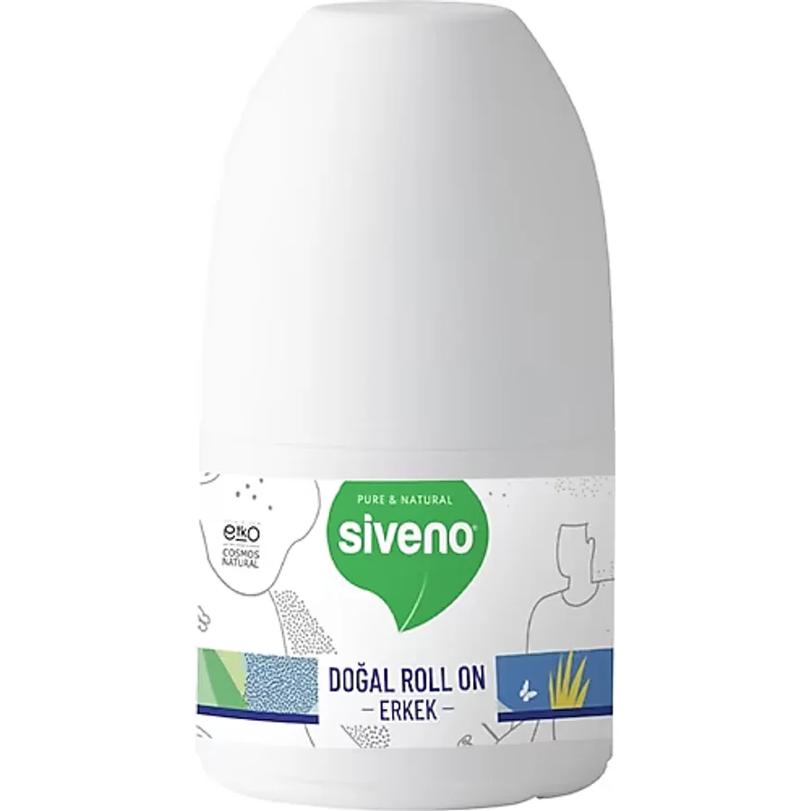 Siveno Doğal 50 ml Erkek Roll-On Deodorant