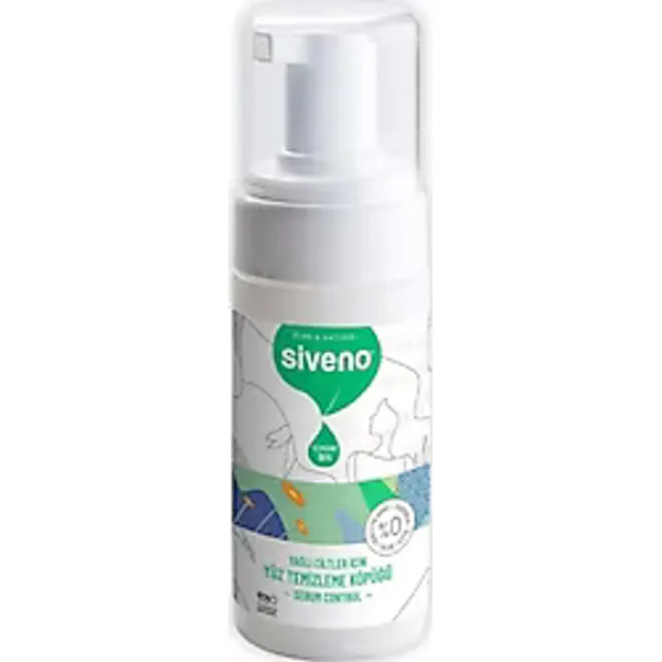 Siveno Doğal Sebum Control 100 ml Yüz Temizleme Köpüğü