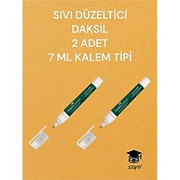 Sıvı Düzeltici Daksil 2 Adet 7 ml Kalem Tipi