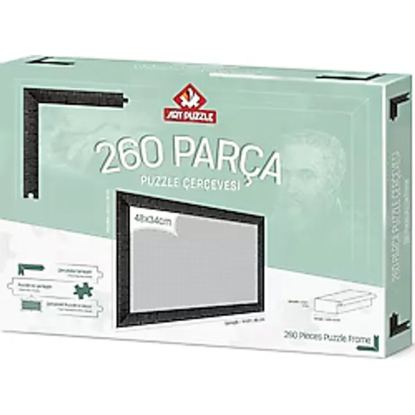 Siyah 260 Parça Demonte Puzzle Çerçevesi
