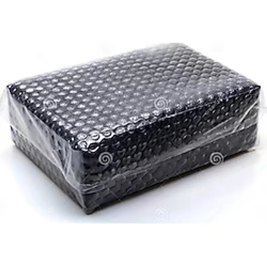 Siyah Balonlu Naylon Pat Pat Plastty 100CM x 10 Metre Uzunluk