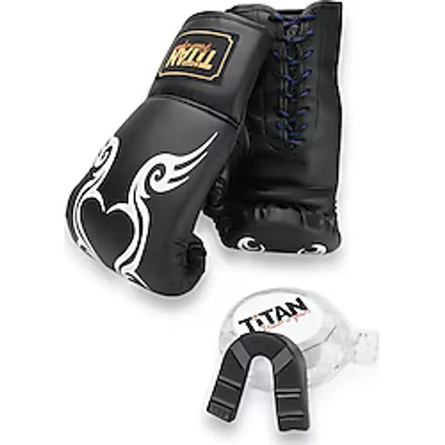 Siyah Boks Eldiveni Dişlik Set