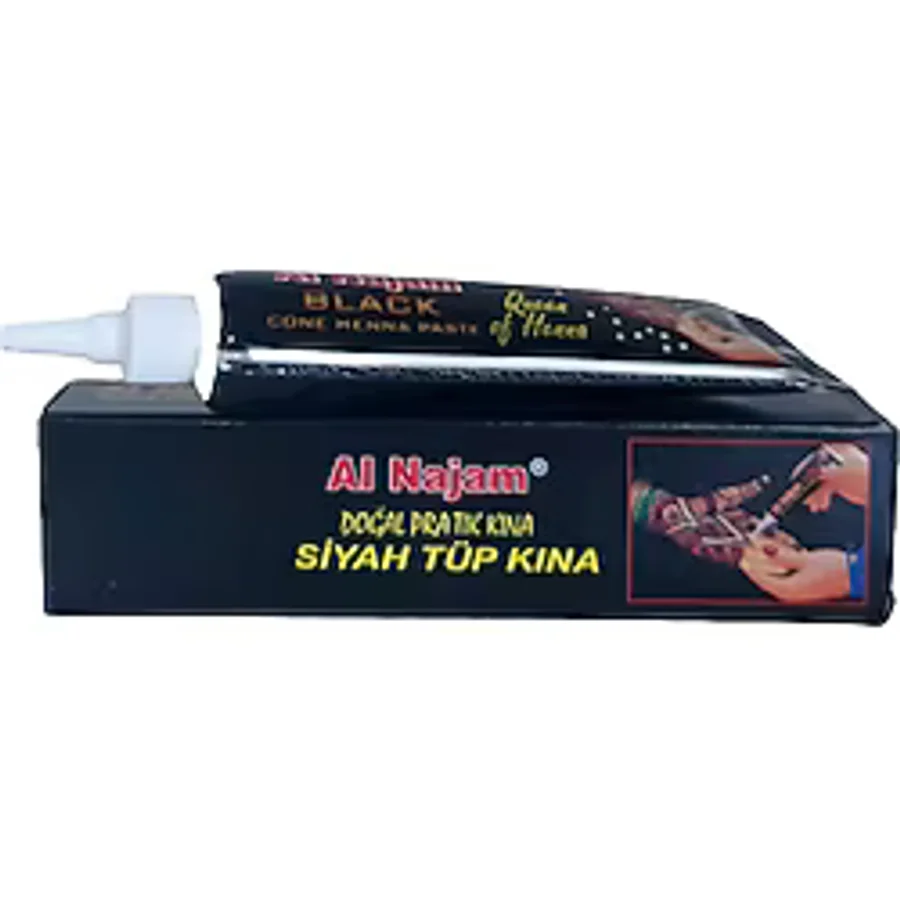 Siyah Doğal Tüp Kına 30 gr Pratik kına