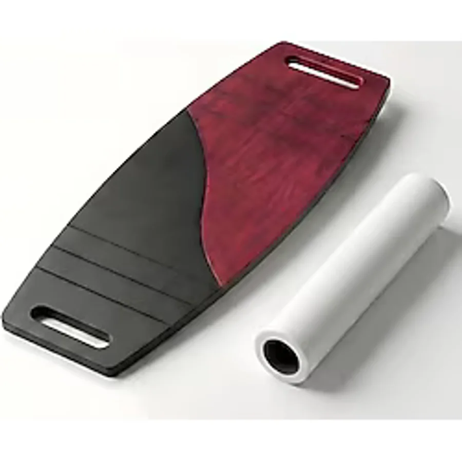 Siyah/Kırmızı Denge Tahtası Balance Roller Board Sörf Eğitim Tahtası Kaykay Eğitim Tahtası 73 x 31 CM - RB06