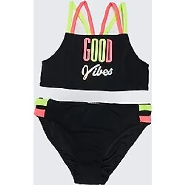 Siyah Kız çocuk bikini takım DB200715BT