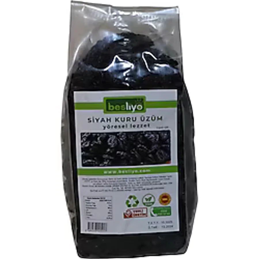 Siyah Kuru Üzüm 1 KG