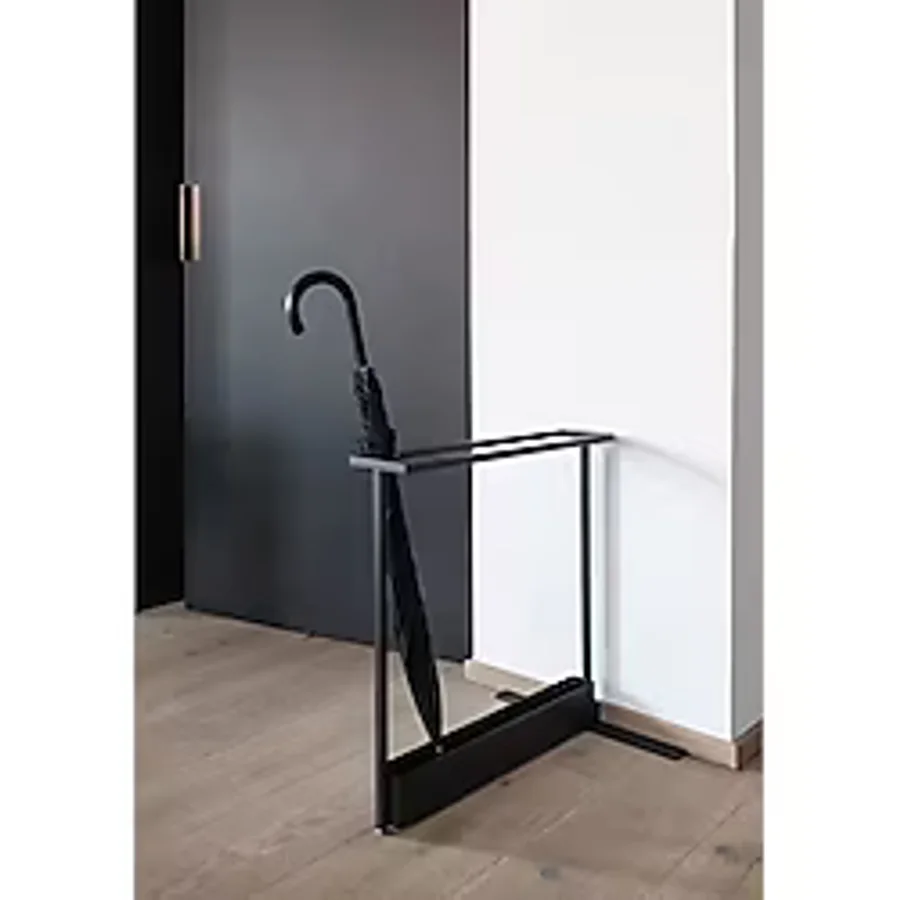 Siyah Şemsiyelik Kapı Önü Metal Şemsiyelik Şemsiye Kutusu